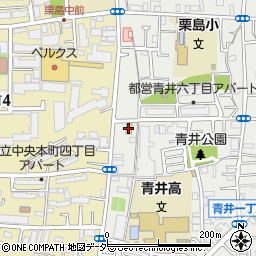 セブンイレブン足立青井１丁目店周辺の地図