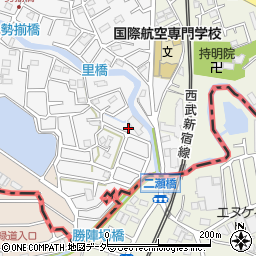 埼玉県所沢市久米45-12周辺の地図