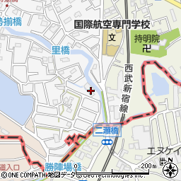 埼玉県所沢市久米46-1周辺の地図