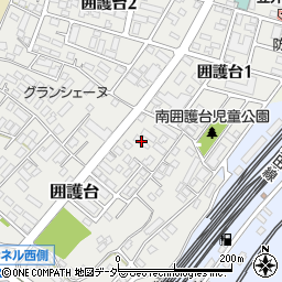 千葉県成田市囲護台1264周辺の地図