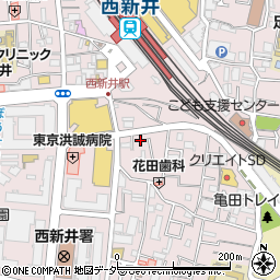 東京都足立区西新井栄町1丁目13周辺の地図