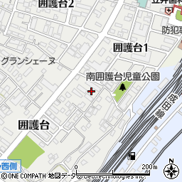 千葉県成田市囲護台1268周辺の地図
