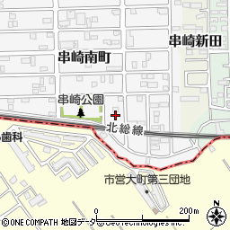 千葉県松戸市串崎南町184-1周辺の地図