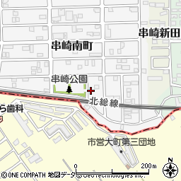 千葉県松戸市串崎南町185周辺の地図