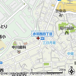 東京都北区赤羽西4丁目24-3周辺の地図