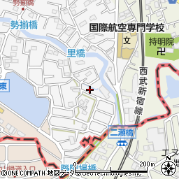 埼玉県所沢市久米45-3周辺の地図