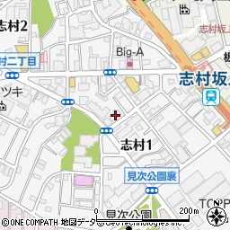 東京都板橋区志村1丁目34-3周辺の地図