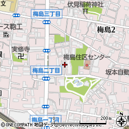 東京都足立区梅島周辺の地図