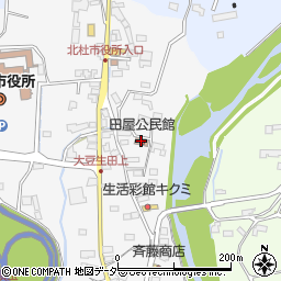 田屋公民館周辺の地図