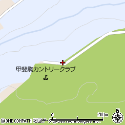 甲斐駒カントリークラブ周辺の地図