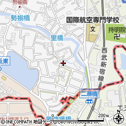 埼玉県所沢市久米45-8周辺の地図