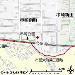 千葉県松戸市串崎南町183-4周辺の地図