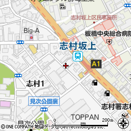 東京都板橋区志村1丁目13-9周辺の地図