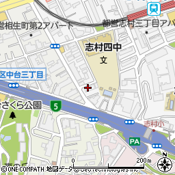デイサービスセンター　なごやか志村周辺の地図