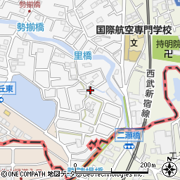 埼玉県所沢市久米45-7周辺の地図