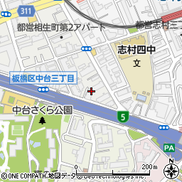 東京都板橋区相生町1-13周辺の地図