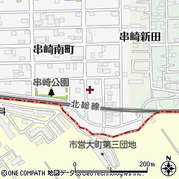 千葉県松戸市串崎南町167-6周辺の地図