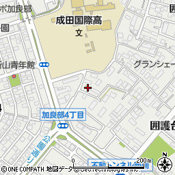 千葉県成田市囲護台1249-21周辺の地図
