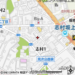 東京都板橋区志村1丁目34-2周辺の地図