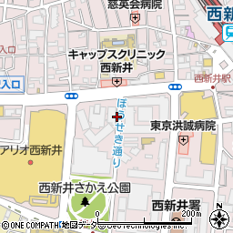 東京都足立区西新井栄町周辺の地図