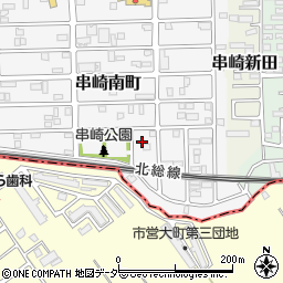 千葉県松戸市串崎南町183-3周辺の地図