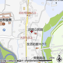 山梨県北杜市須玉町大豆生田546-2周辺の地図