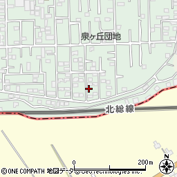 千葉県松戸市松飛台596-6周辺の地図