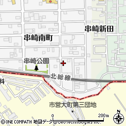 千葉県松戸市串崎南町167周辺の地図