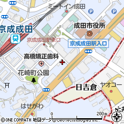 トヨタレンタリース千葉成田駅前店周辺の地図