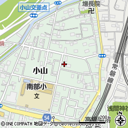 千葉県松戸市小山106周辺の地図