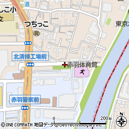 志茂東公園周辺の地図