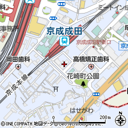 アパガーデンコート成田駅前周辺の地図