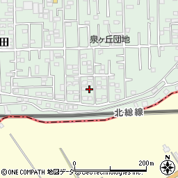 千葉県松戸市松飛台597-9周辺の地図