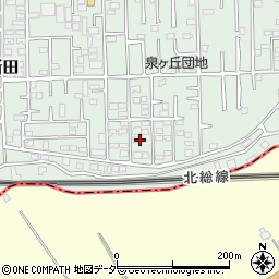 千葉県松戸市松飛台597-4周辺の地図