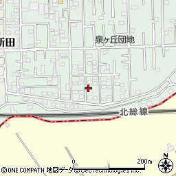 千葉県松戸市松飛台598周辺の地図