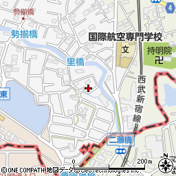 埼玉県所沢市久米50-12周辺の地図