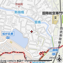 埼玉県所沢市久米55-2周辺の地図