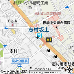 志がらき商店周辺の地図