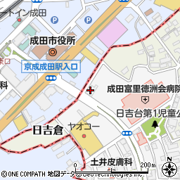 三井住友銀行京成成田駅前 ＡＴＭ周辺の地図