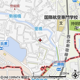 埼玉県所沢市久米50-21周辺の地図