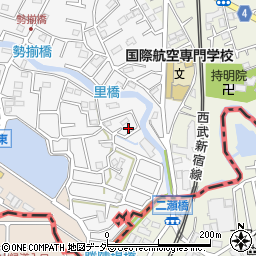 埼玉県所沢市久米50-13周辺の地図