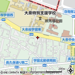 大泉特別支援学校周辺の地図