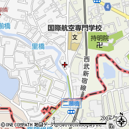 埼玉県所沢市久米352周辺の地図