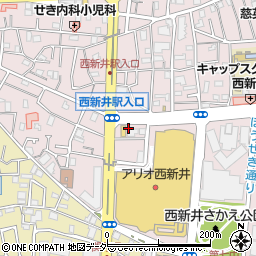 東京都足立区西新井栄町1丁目22周辺の地図