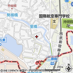 埼玉県所沢市久米50-4周辺の地図