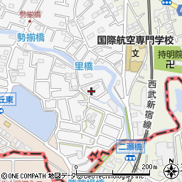 埼玉県所沢市久米50-4周辺の地図