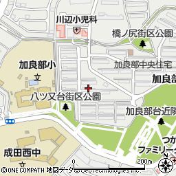 成田団地周辺の地図