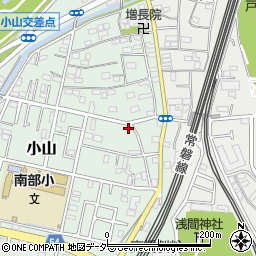 千葉県松戸市小山99周辺の地図