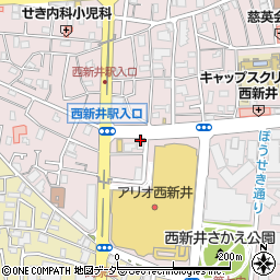 東京都足立区西新井栄町1丁目22-10周辺の地図