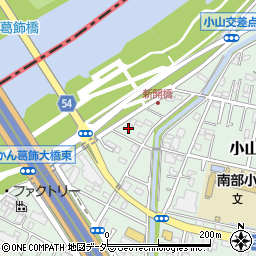 千葉県松戸市小山326-8周辺の地図